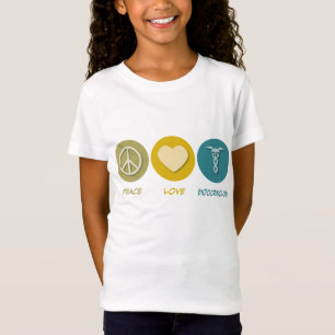 Camiseta Endocrinologia do amor da paz