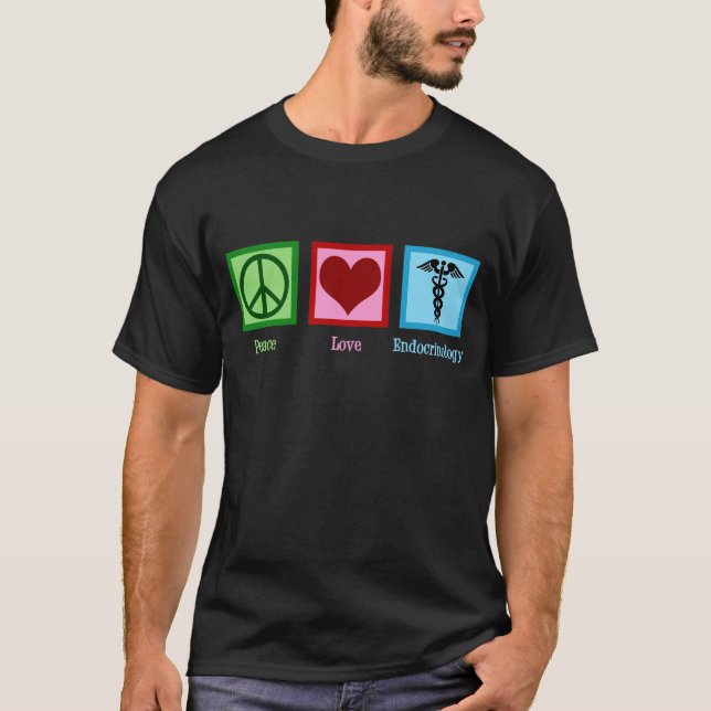 Camiseta Endocrinologia do Amor pela Paz (Frente)