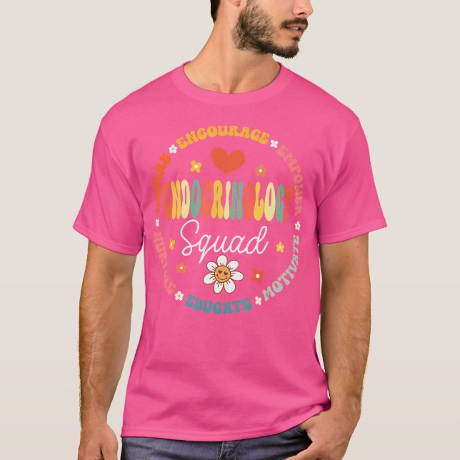 Camiseta Endocrinologia Esquadrão Enfermeira Futuro Endocri (Frente)