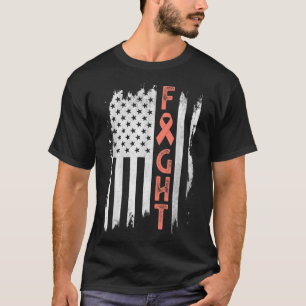 Camiseta Endométrio da fita de sensibilização do Cancer Ute