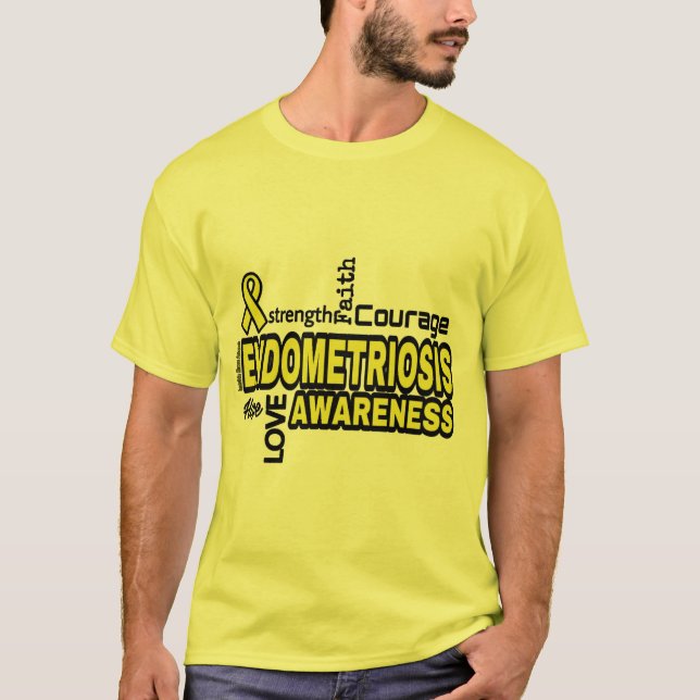 Camiseta Endometriose das palavras… (Frente)