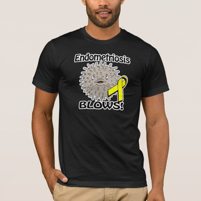 Camiseta Endometriose Desenho de Conscientização (Frente)