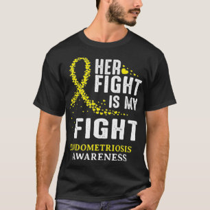 Camiseta Endometriose Doença Sensibilização Sobrevivência F