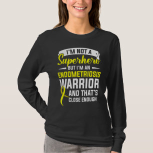 Camiseta Endometriose Endo Sobrevivente Estreita Guerreiro 