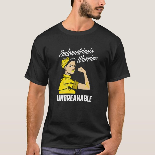 Camiseta Endometriose Guerreira Endometriose Isolável Aw (Frente)