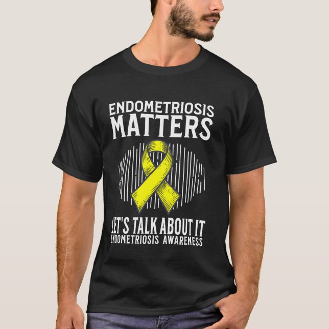 Camiseta Endometriose Importa Presente de Conscientização s (Frente)