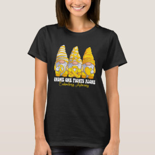 Camiseta Endometriose Sensibilização Mês Fita Amarela Gnomi