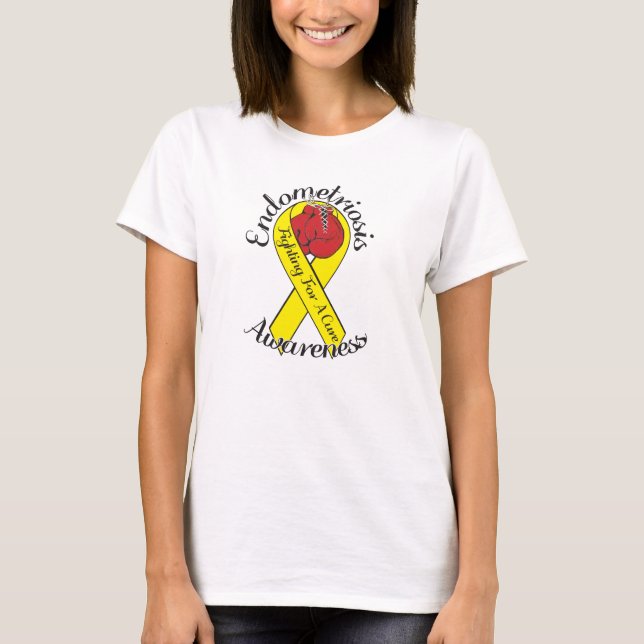 Camiseta ENDOMETRIOSE SENTA Roupa-T-Shirt Alternativo (Frente)