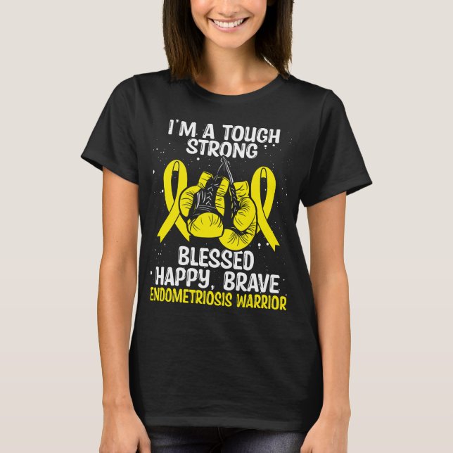 Camiseta Endometriosis Awareness Survivor Warrior (Frente)