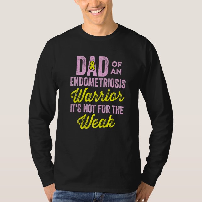 Camiseta Endometriosis Endo Survivor Dad Warrior  1 (Frente)