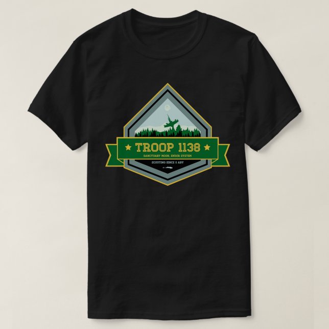 Camiseta Endor Scout Troop 1138 (Frente do Design)