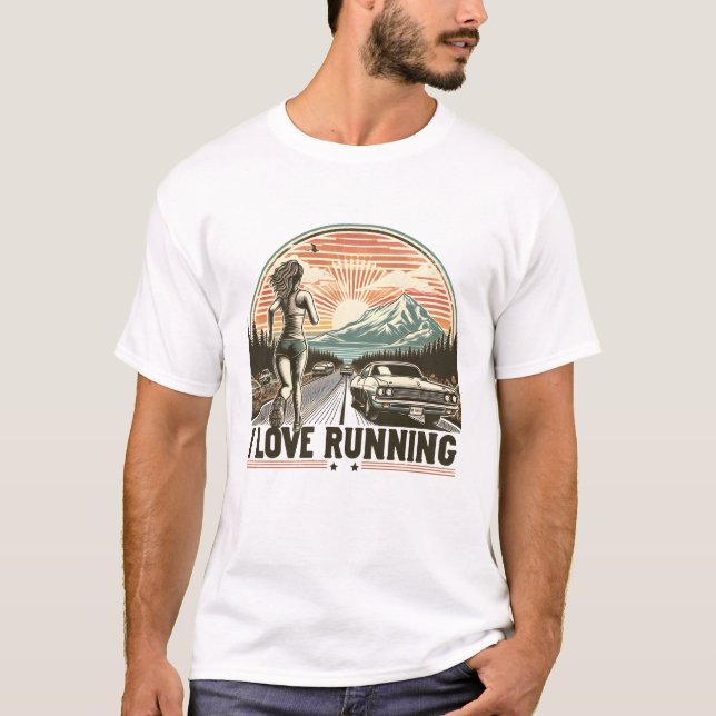 Camiseta Endorphin Rush: Eu Adoro Correr (Frente)