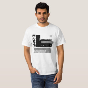 Camiseta endosse o t-shirt da refeição do valor da marca