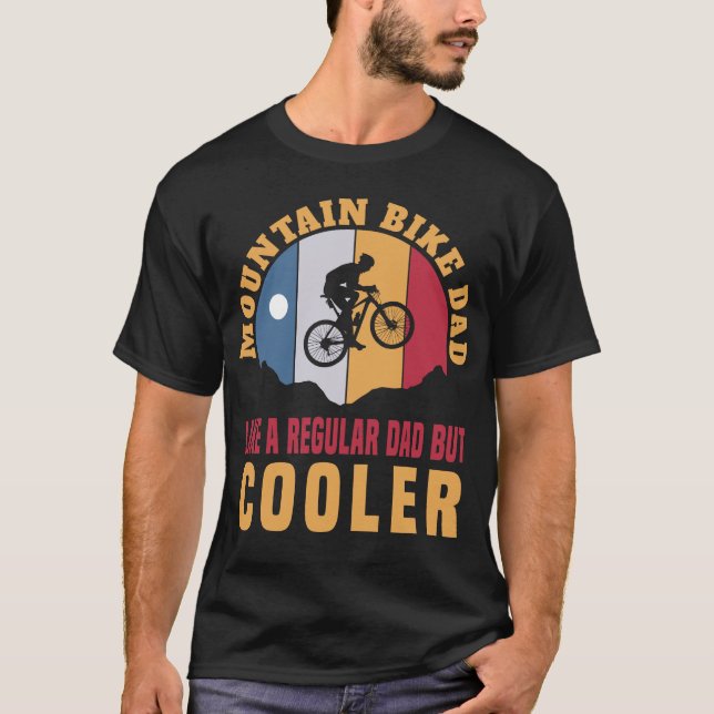 Camiseta Enduro de bicicleta de montanha de pai de montanha (Frente)