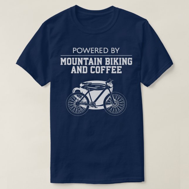 Camiseta Enduro MTB - Descida De Trilagem Montanha Café Vi (Frente do Design)