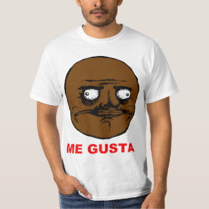 Camiseta Enegreça-me cara Meme da raiva de Gusta