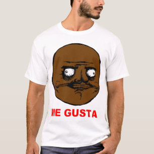Camiseta Enegreça-me cara Meme da raiva de Gusta