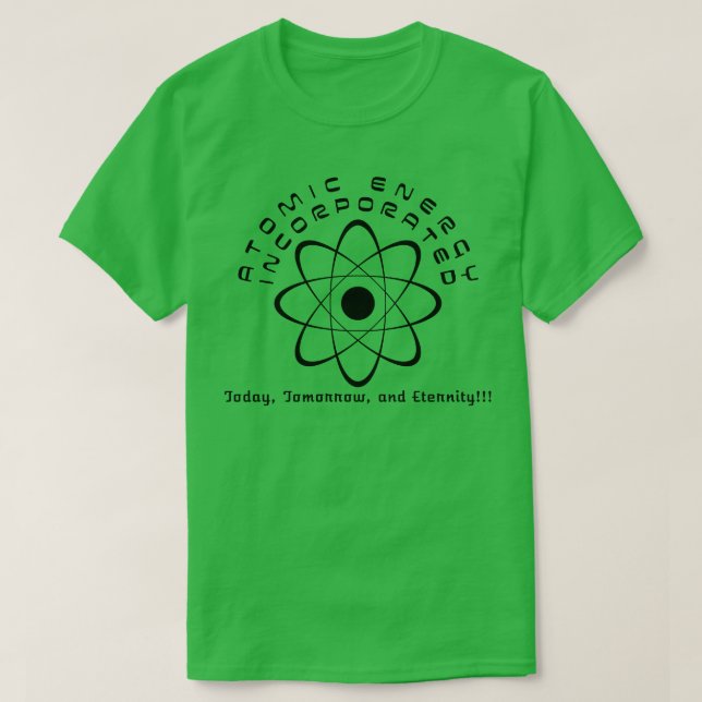 Camiseta Energia Atômica Incorporada (Frente do Design)