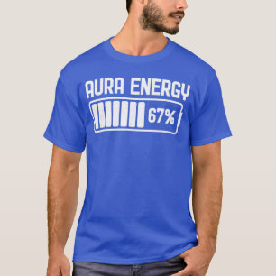 Camiseta Energia Aura aos 67 Anos Si Sete Meme Gen Alpha Sl