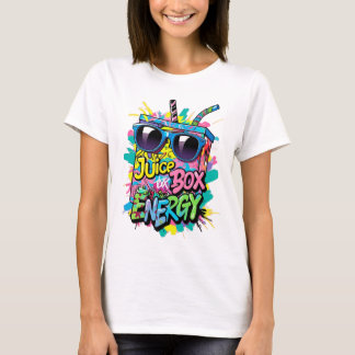 Camiseta Energia com Caixa de Sumo | Tee de Arte de Rua Vib