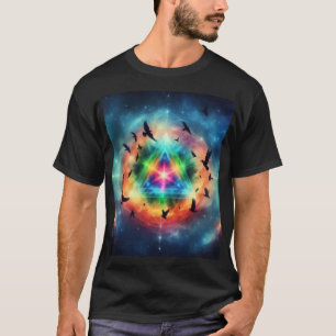 Camiseta Energia Cósmica Triangular