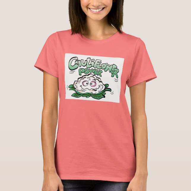 Camiseta Energia da couve-flor (Frente)