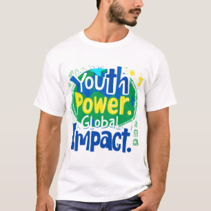 Camiseta Energia da Juventude Impacto Global na Terra