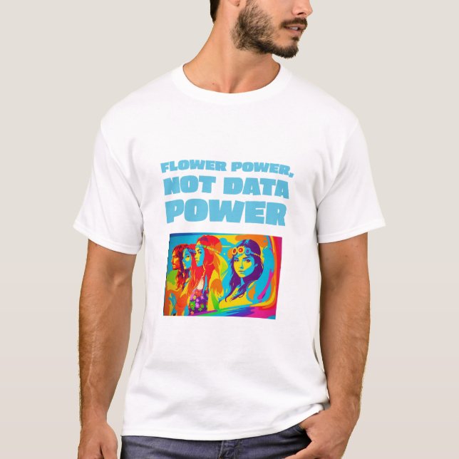 Camiseta Energia da ventoinha sem alimentação de dados (Frente)