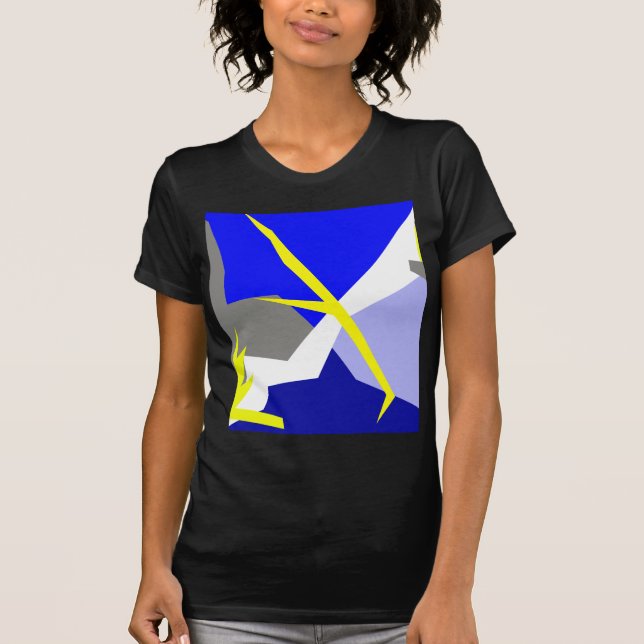 Camiseta Energia de abstrato Art (Frente)