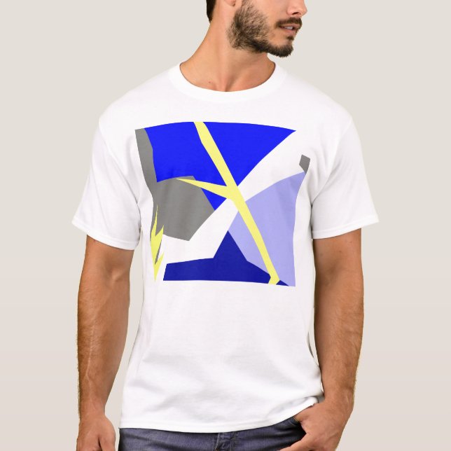 Camiseta Energia de abstrato Art (Frente)