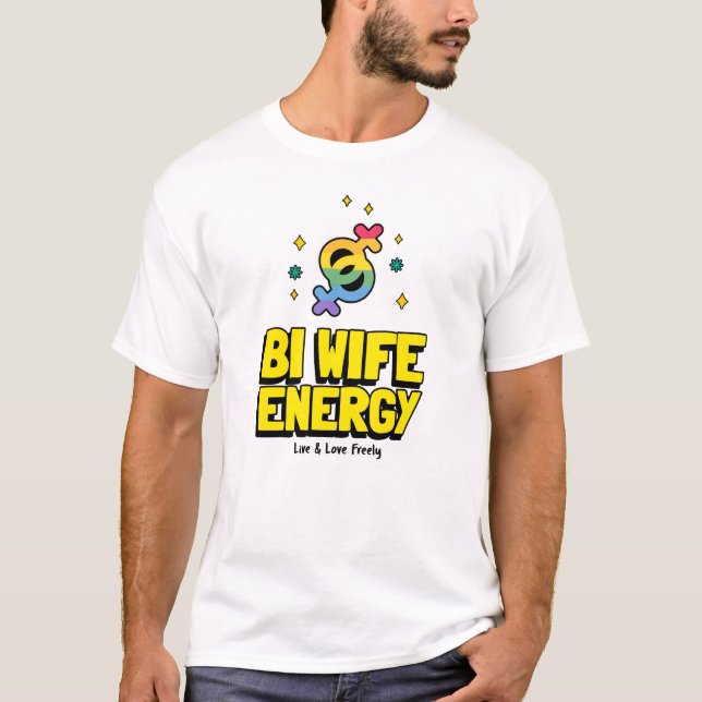 Camiseta Energia de Bi Mulher (Frente)