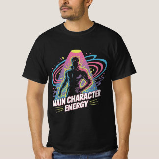 Camiseta energia de caráter principal
