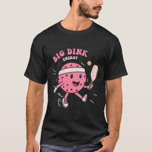 Camiseta Energia de dink grande feminino pickleball piada d