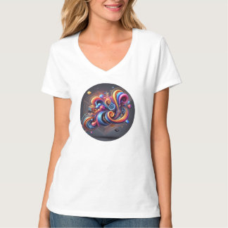Camiseta Energia de espiral vibrante"