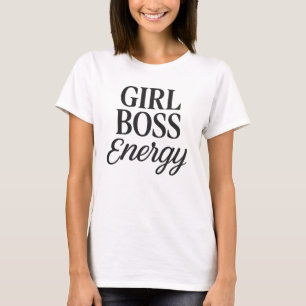 Camiseta Energia de Garota Chefe