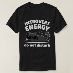 Camiseta Energia de Introvertido   Não Perturbe   Gamer Div