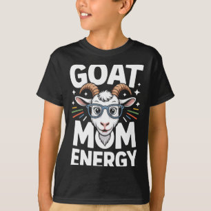 Camiseta Energia de Mãe de Cabra Óculos Espetáculo Diversão