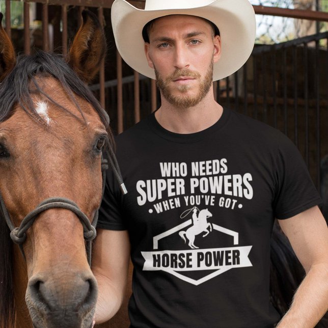 Camiseta Energia do cavalo (horse power shirt)