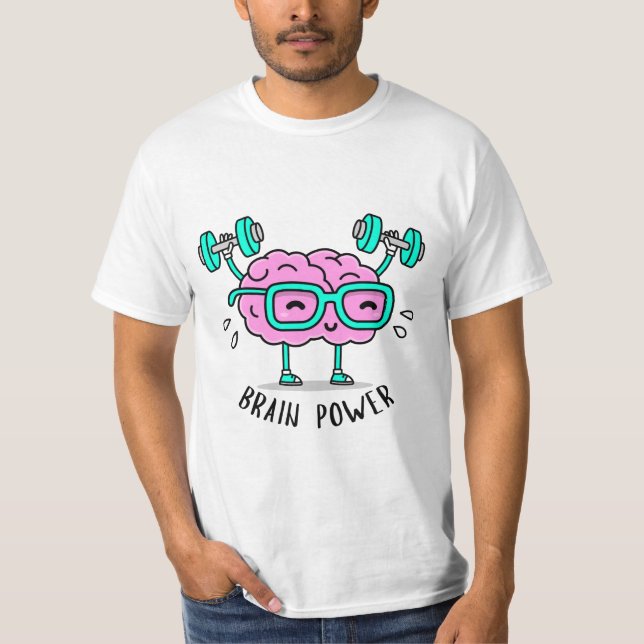 Camiseta Energia do cérebro (Frente)