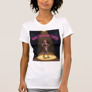 Camiseta Energia do Personagem Principal Negrito Destaque M
