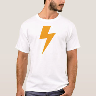 Camiseta Energia do Trovão Amarelo Impresso