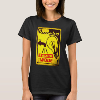 Camiseta Energia E Água Originais De Pessoas Poloneses