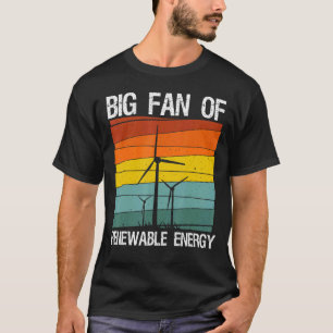 Camiseta Energia Eólica Energética Renovável Turbina 1