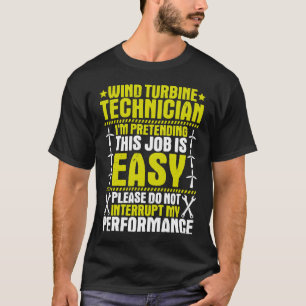 Camiseta Energia Eólica Meu Técnico de Turbina Eólica de De