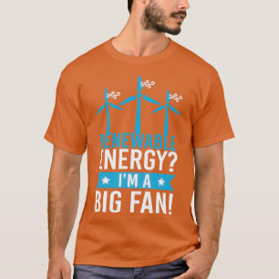 Camiseta Energia eólica renovável