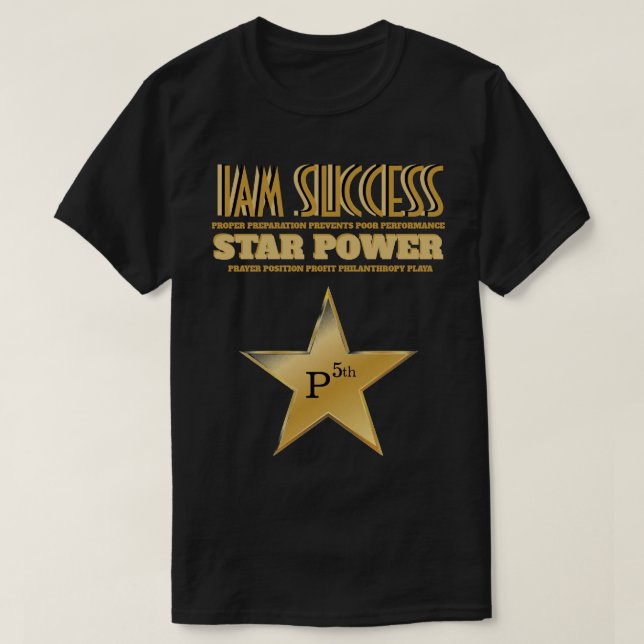 CAMISETA ENERGIA ESTRELA (Frente do Design)