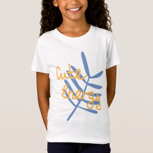 Camiseta Energia Fofa | Design feito à mão (Frente)