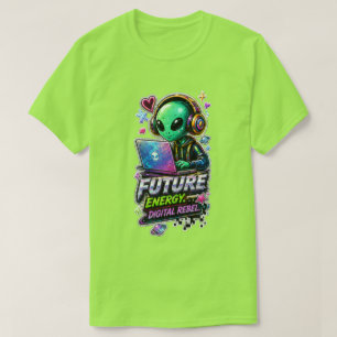 Camiseta Energia Futura ⚡ Cyber Rebel