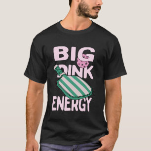 Camiseta Energia Grande Dink de Pickleball Mulheres Homens