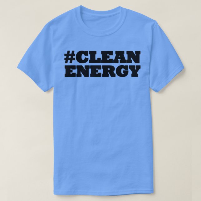 Camiseta Energia limpa (Frente do Design)